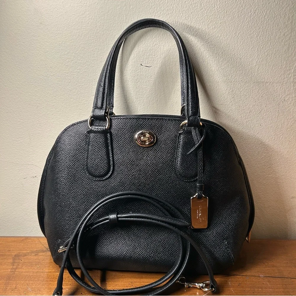 Coach Mini Prince Street Satchel with Crossbody Strap - Picture 1 of 9